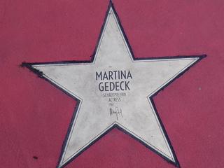 Star of fame Martina Gedeck